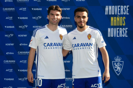 Raúl Guti y Akim Zedadka presentados con e Real Zaragoza