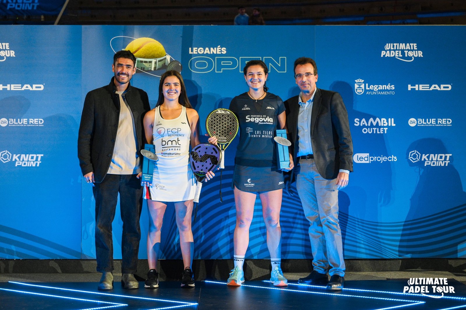 Noa Cánovas y Jimena Velasco, campeonas del Leganés Open (UPT)