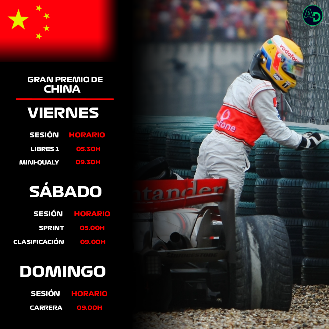 GP China F1 2024 Horarios y todo lo que debes saber de la primera