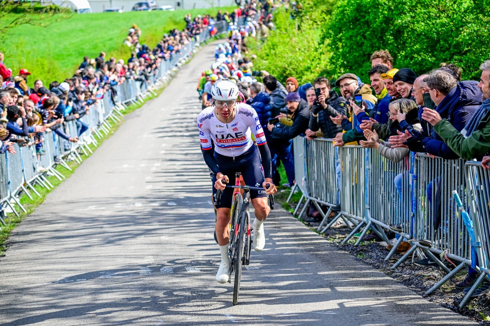 Tadej pogacar en la lieja bastogne lieja