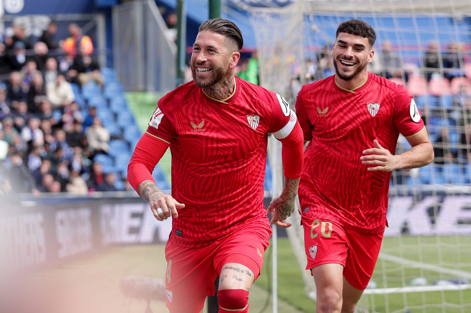 Ramos celebrando el gol contra el Getafe. FOTO: OneFootball