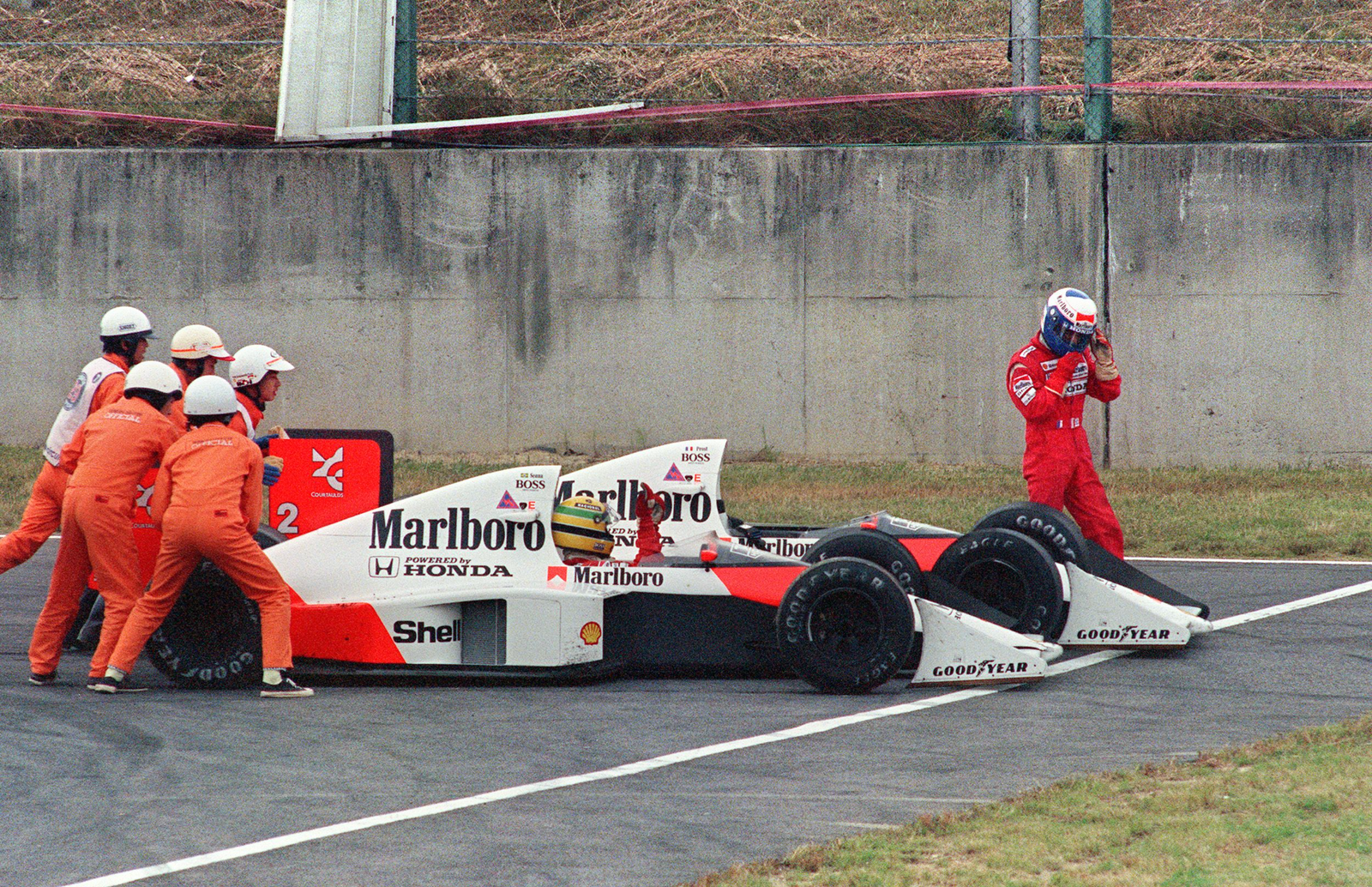 Accidente Senna Prost GP de Suzuka