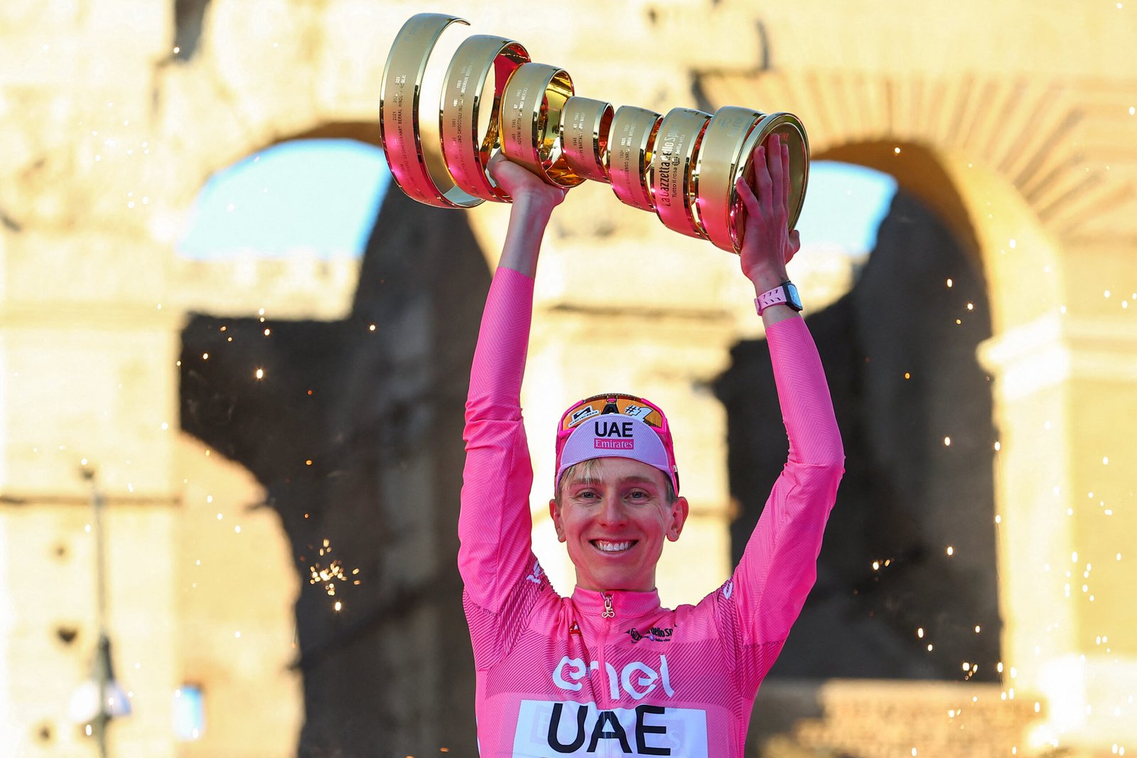 Tadej Pogacar, ganador del Giro de Italia 2024.