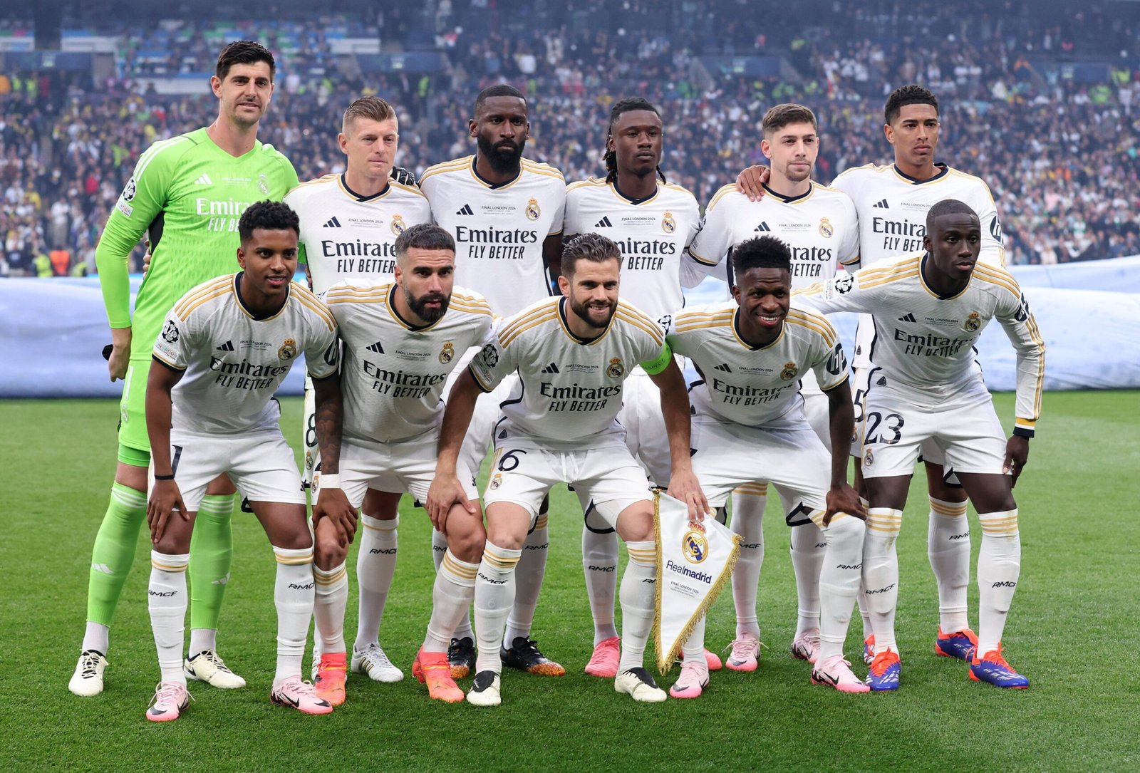 Once titular del Real Madrid en la final de la UEFA Champions League