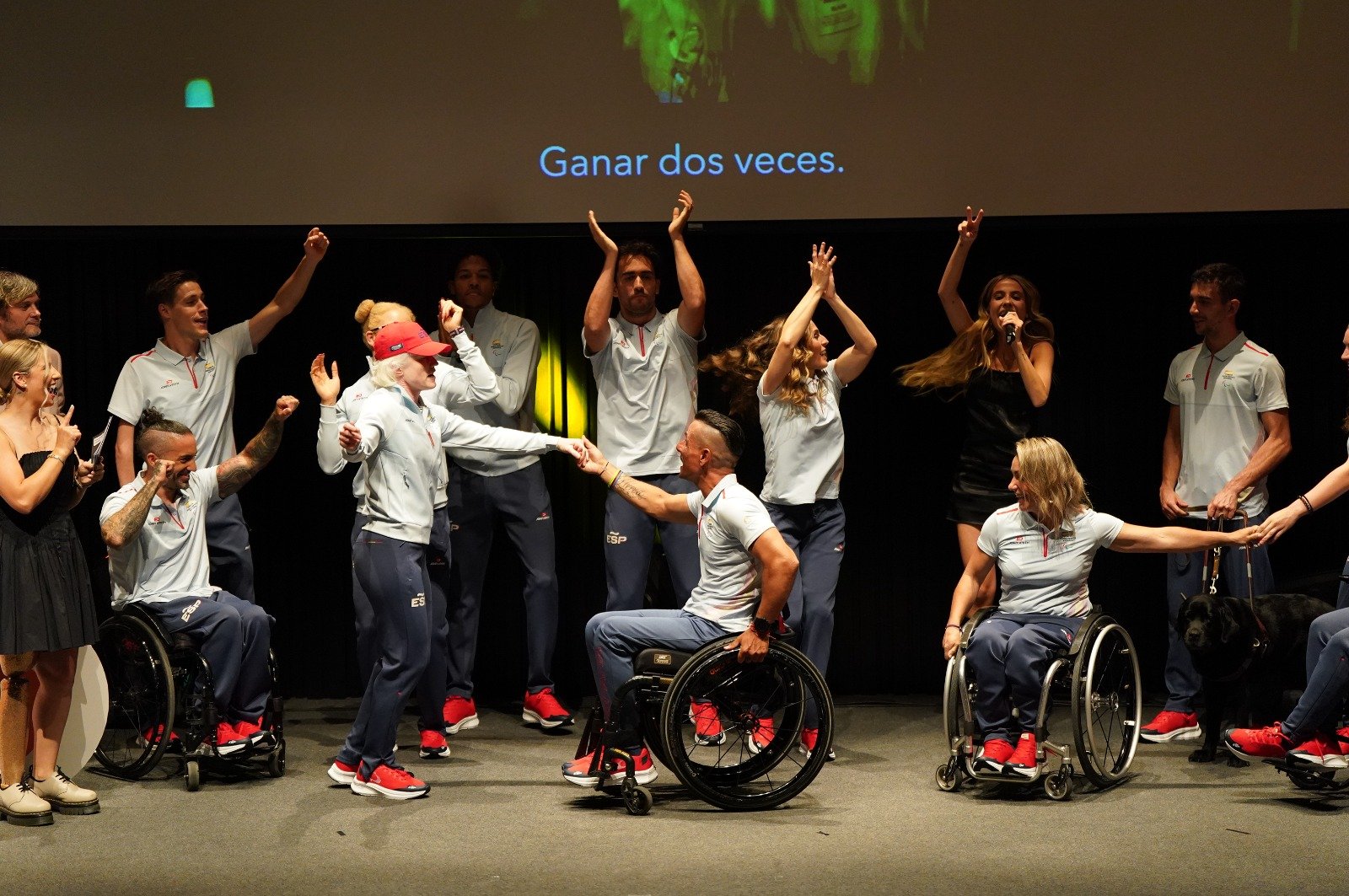 Equipo Paralímpico Español en la presentación de la equipación oficial