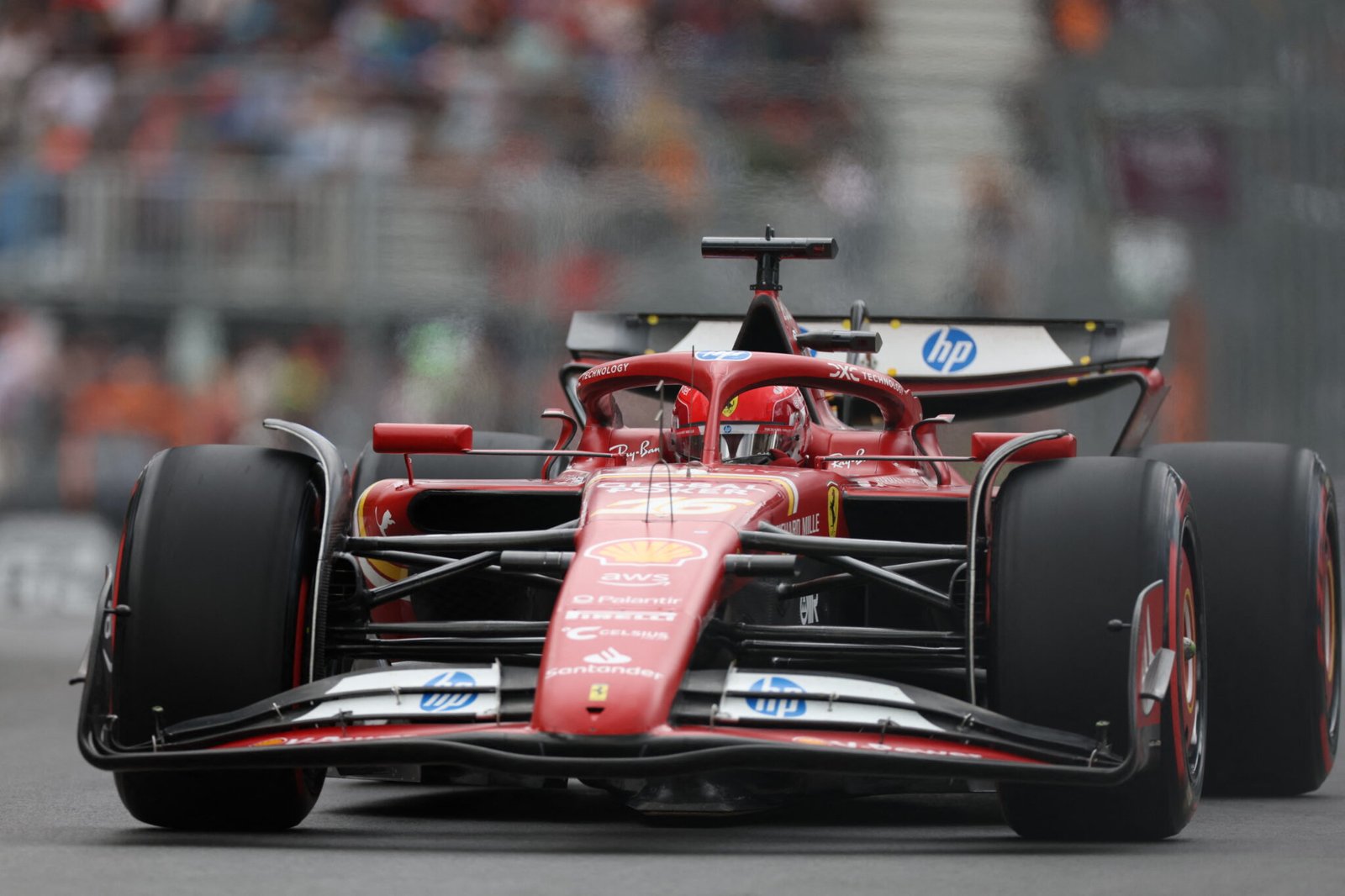 Leclerc rodando en la Q2
Foto: Getty images