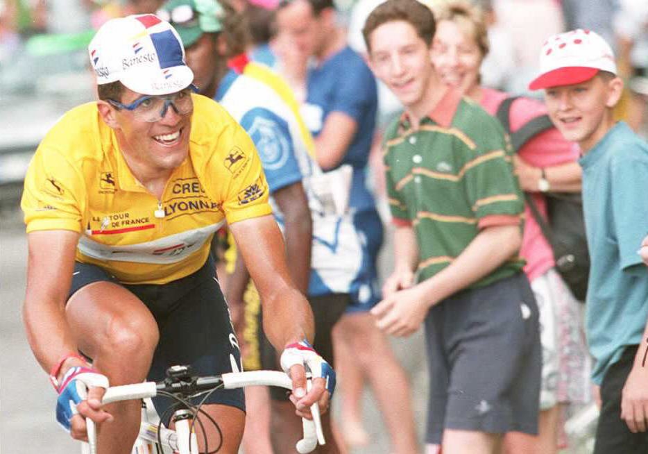 Miguel Indurain en el Tour de Francia de 1995.
