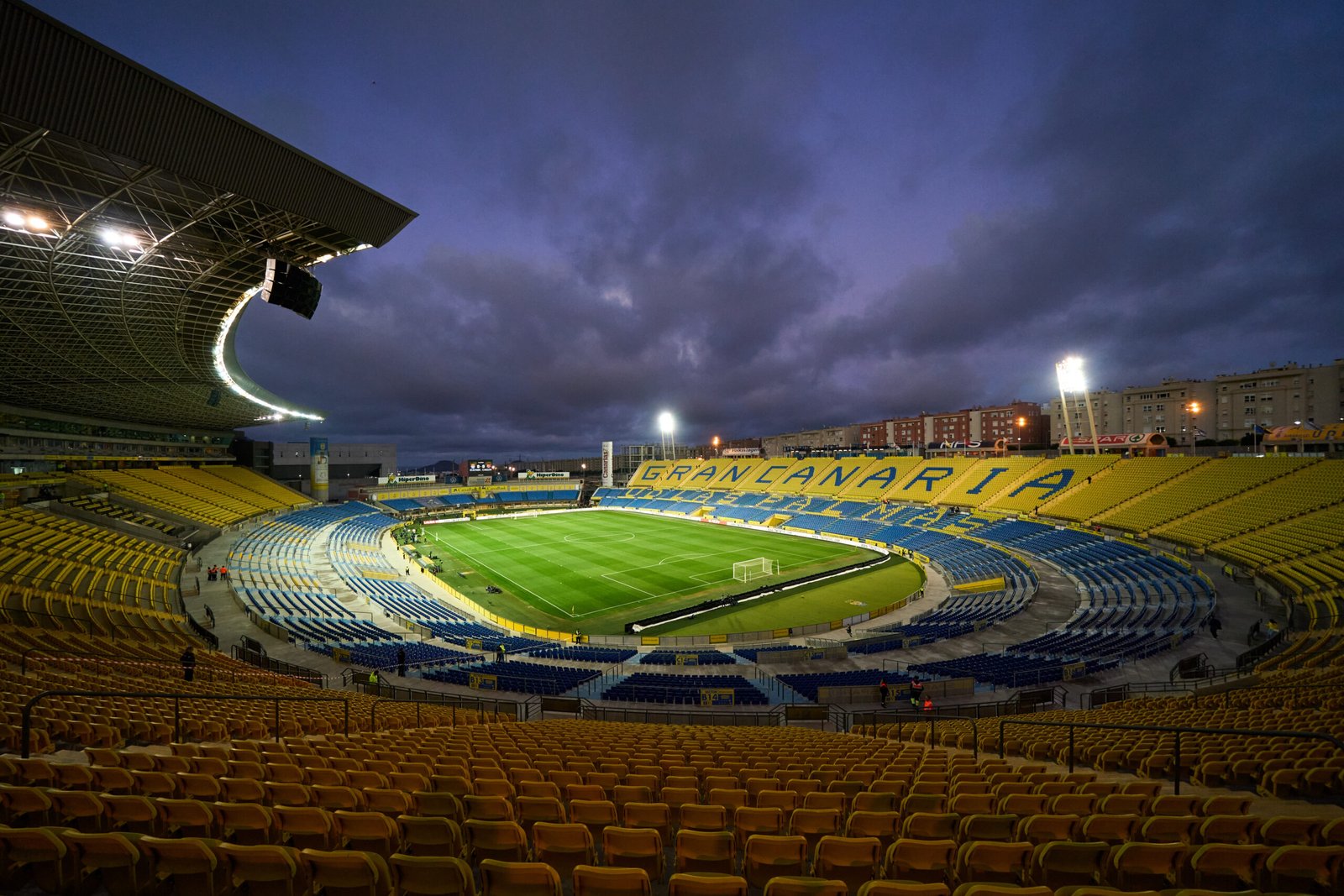 Imagen del Estadio de Gran Canaria, de La Liga Española.