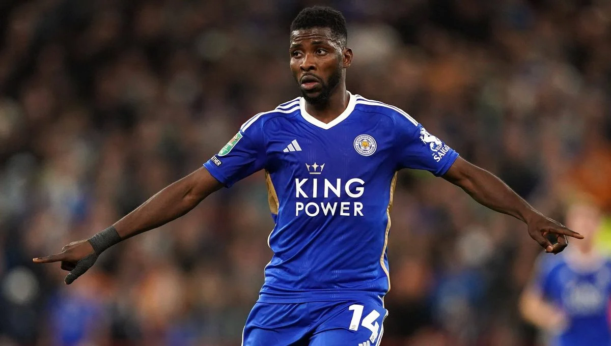 Kelechi Iheanacho en el Leicester. FOTO: Cordon Press