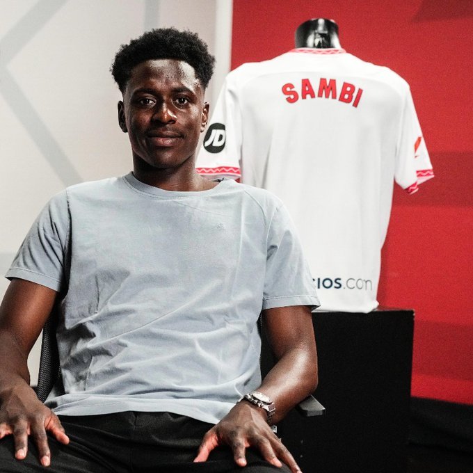 Sambi Lokonga en su primera entrevista con el Sevilla FC