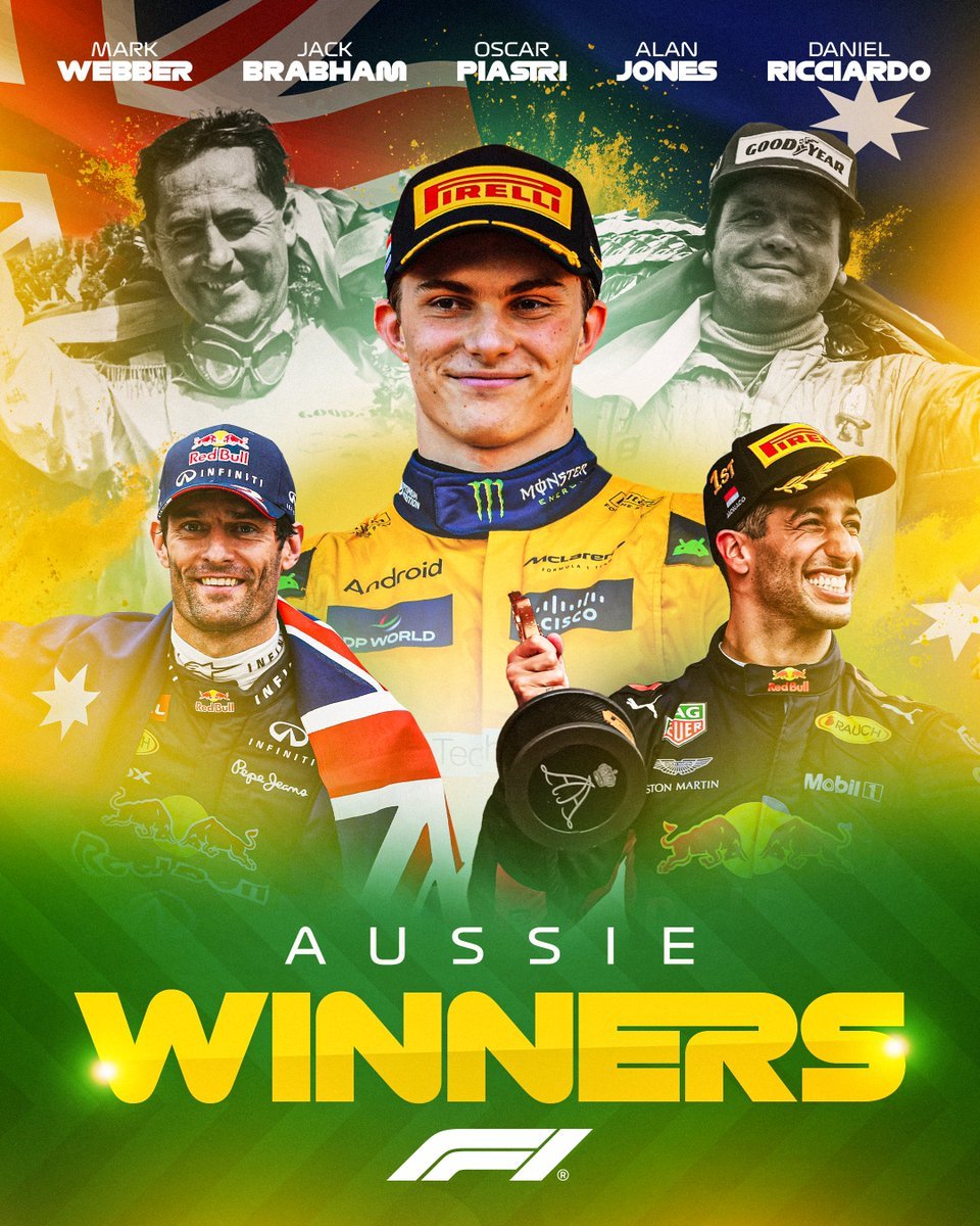 Oscar Piastri, quinto australiano en ganar una carrera de Formula 1