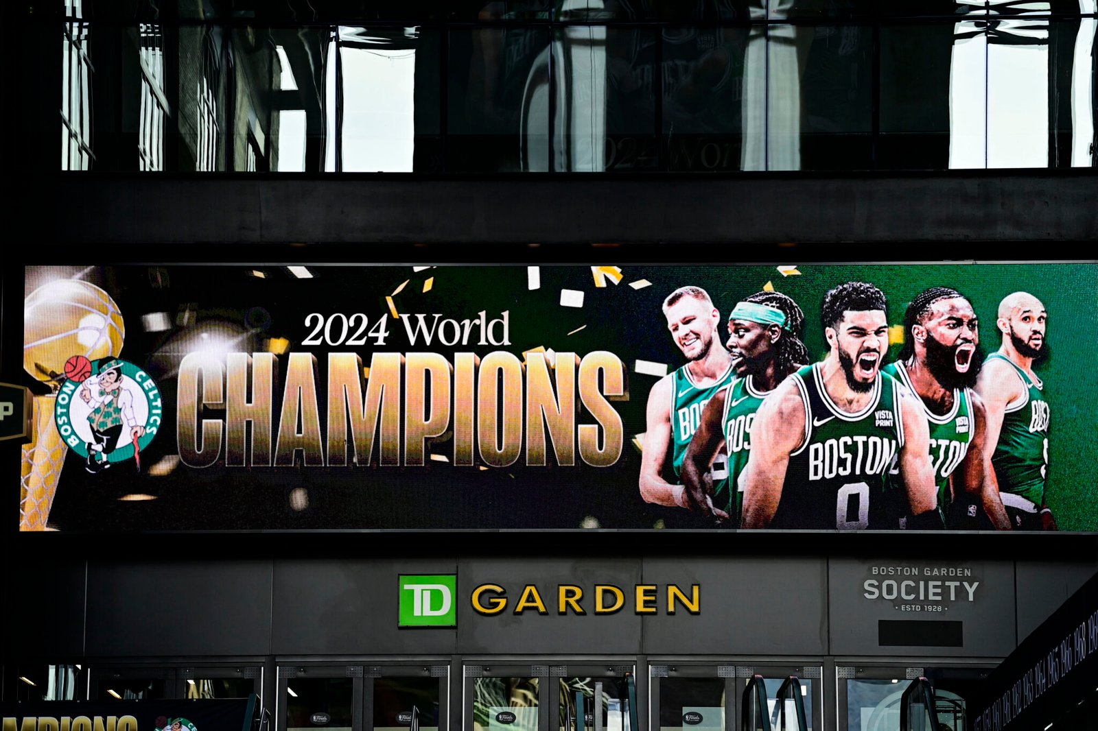 Imagen de la celebración de los Celtics(Fotografía: Billie Weiss/Getty Images)
