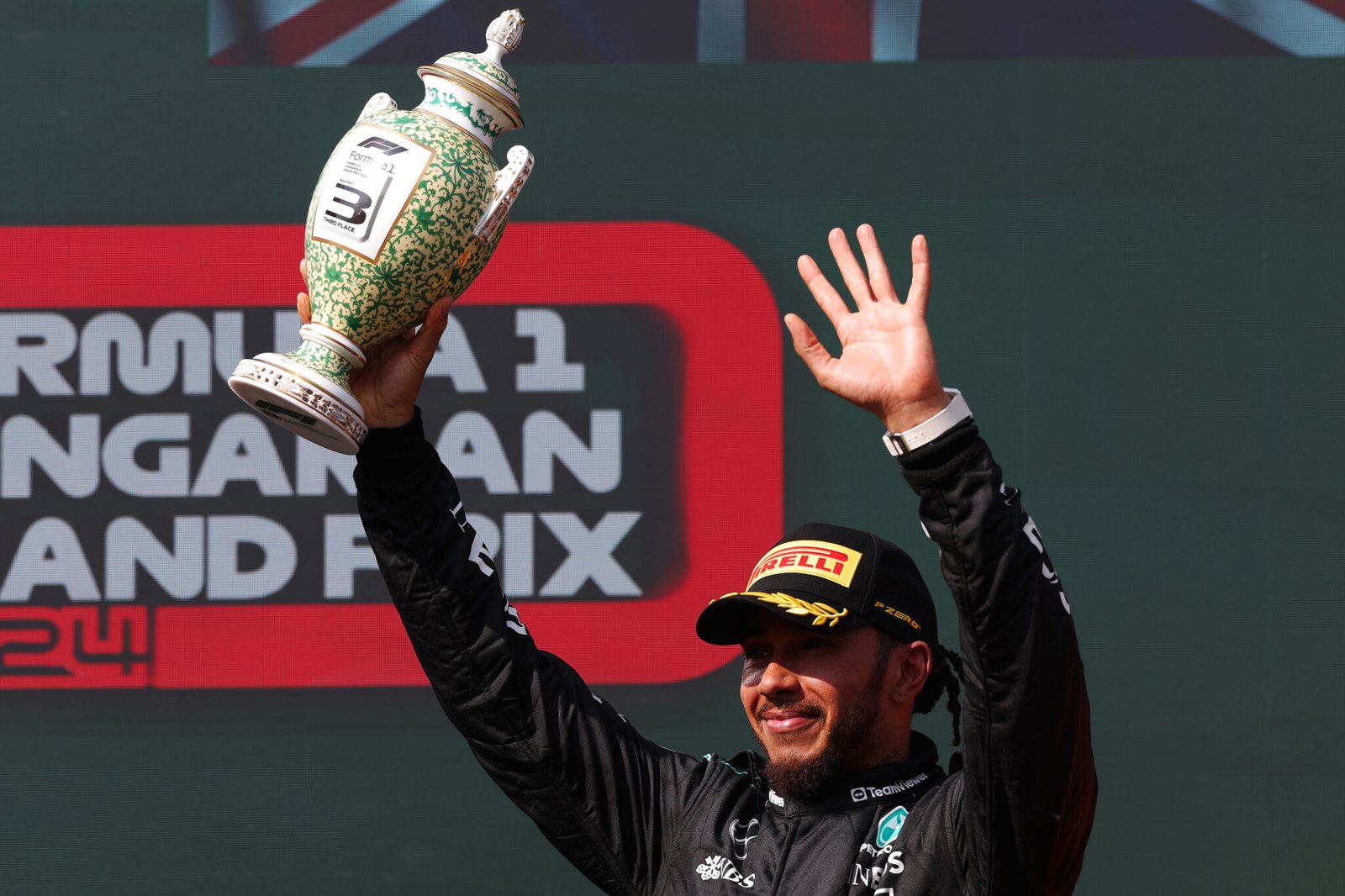 podio número 200 de Lewis Hamilton en la Fórmula 1