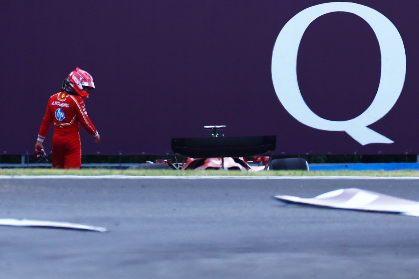 Charles Leclerc, entrenamientos libres 2 Gran Premio de Hungría