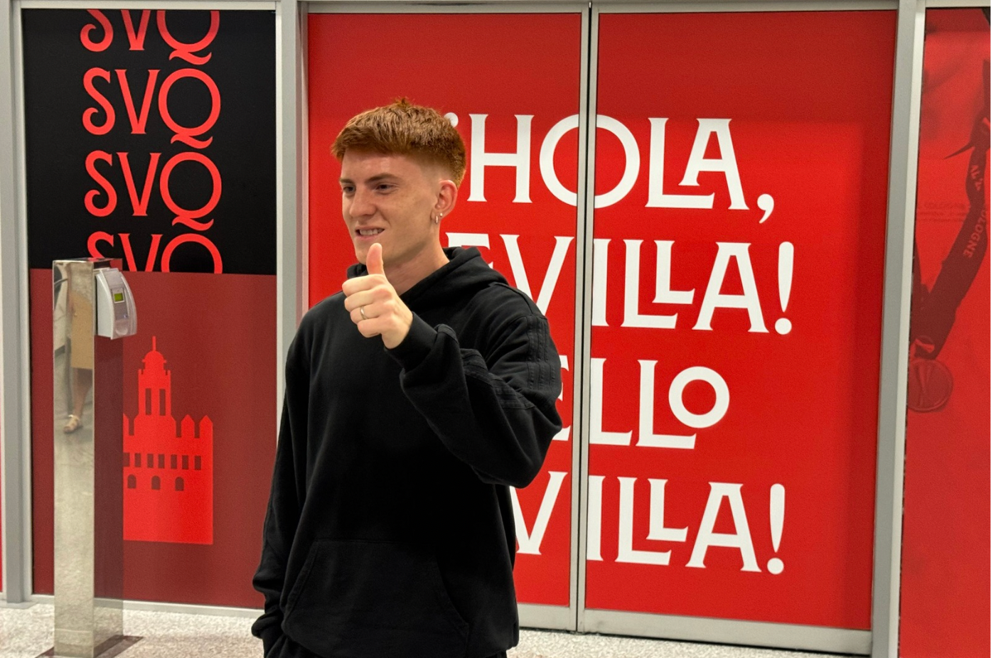 Presentación Valentín Barco en el Sevilla FC