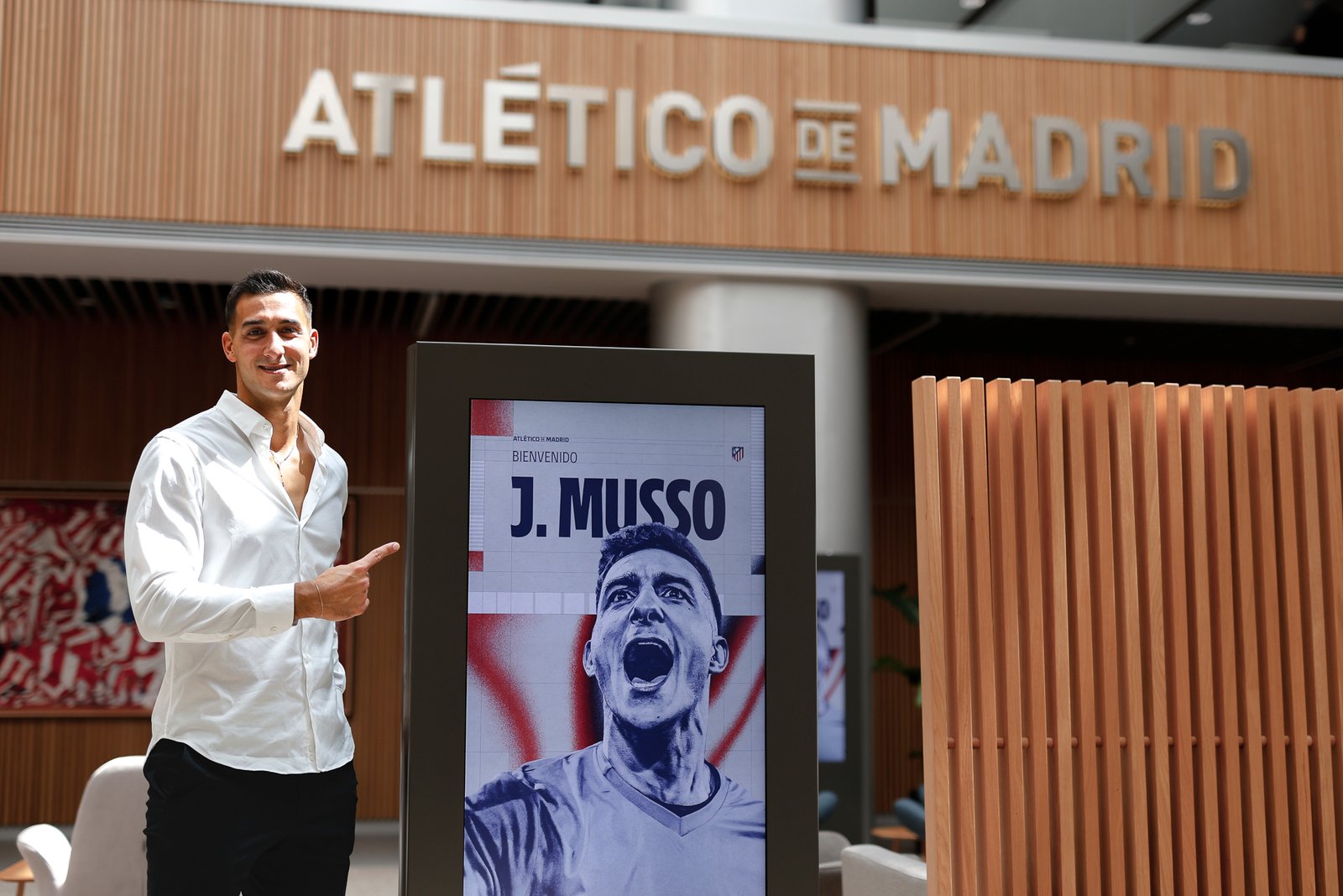 Juan Musso, nuevo guardameta del Atlético de Madrid.