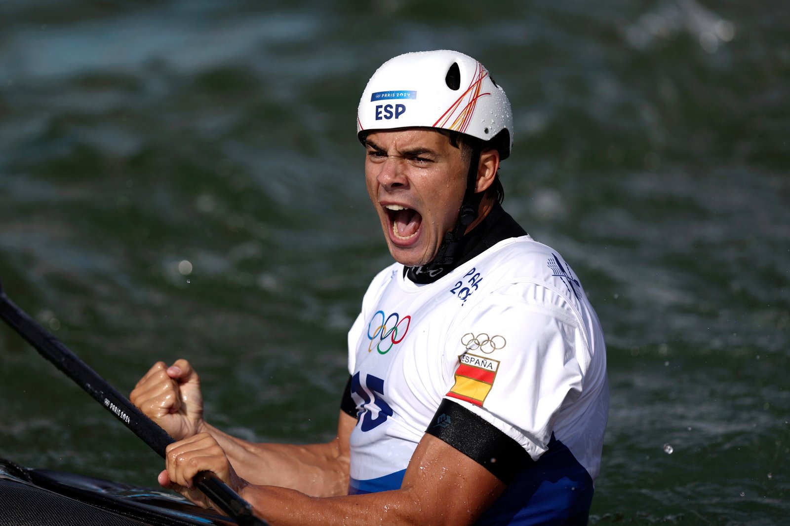 Pau Echaniz, bronce en piragüismo K1 eslalon masculino.