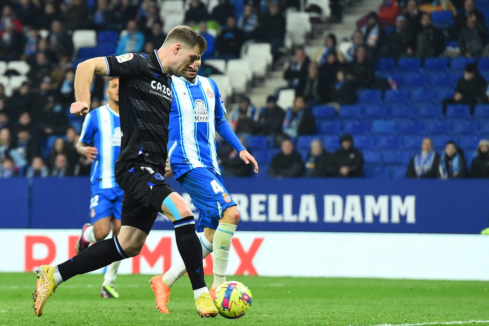 último encuentro entre la Real Sociedad y el RCD Espanyol en Primera División