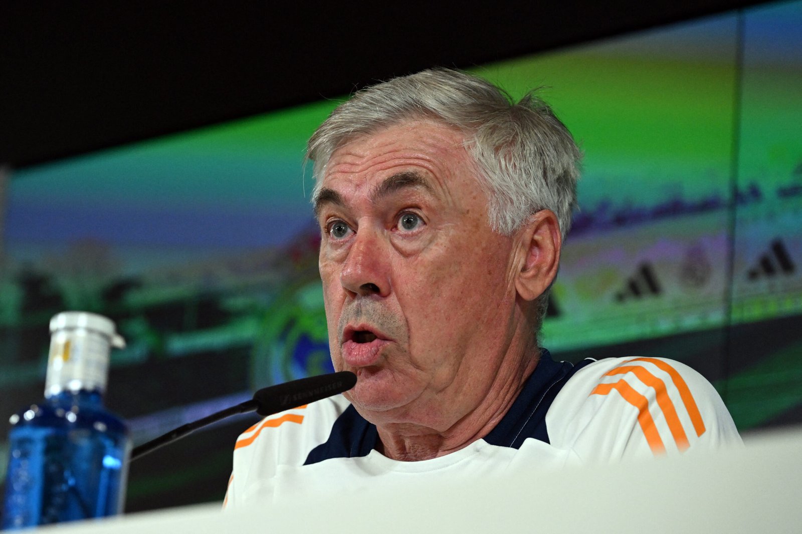 Carlo Ancelotti, entrenador del Real Madrid.