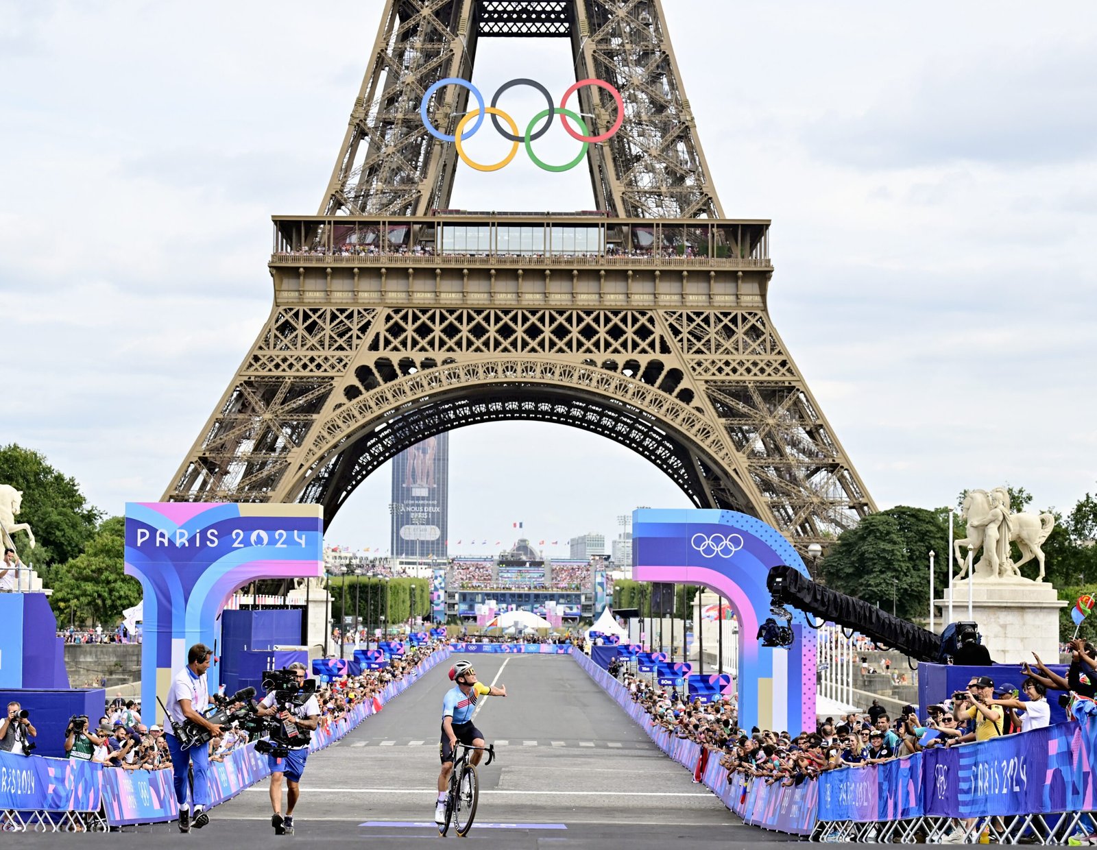 Remco Evenepoel, ganador de los dos oros de ciclismo de los Juegos Olímpicos de París 2024.