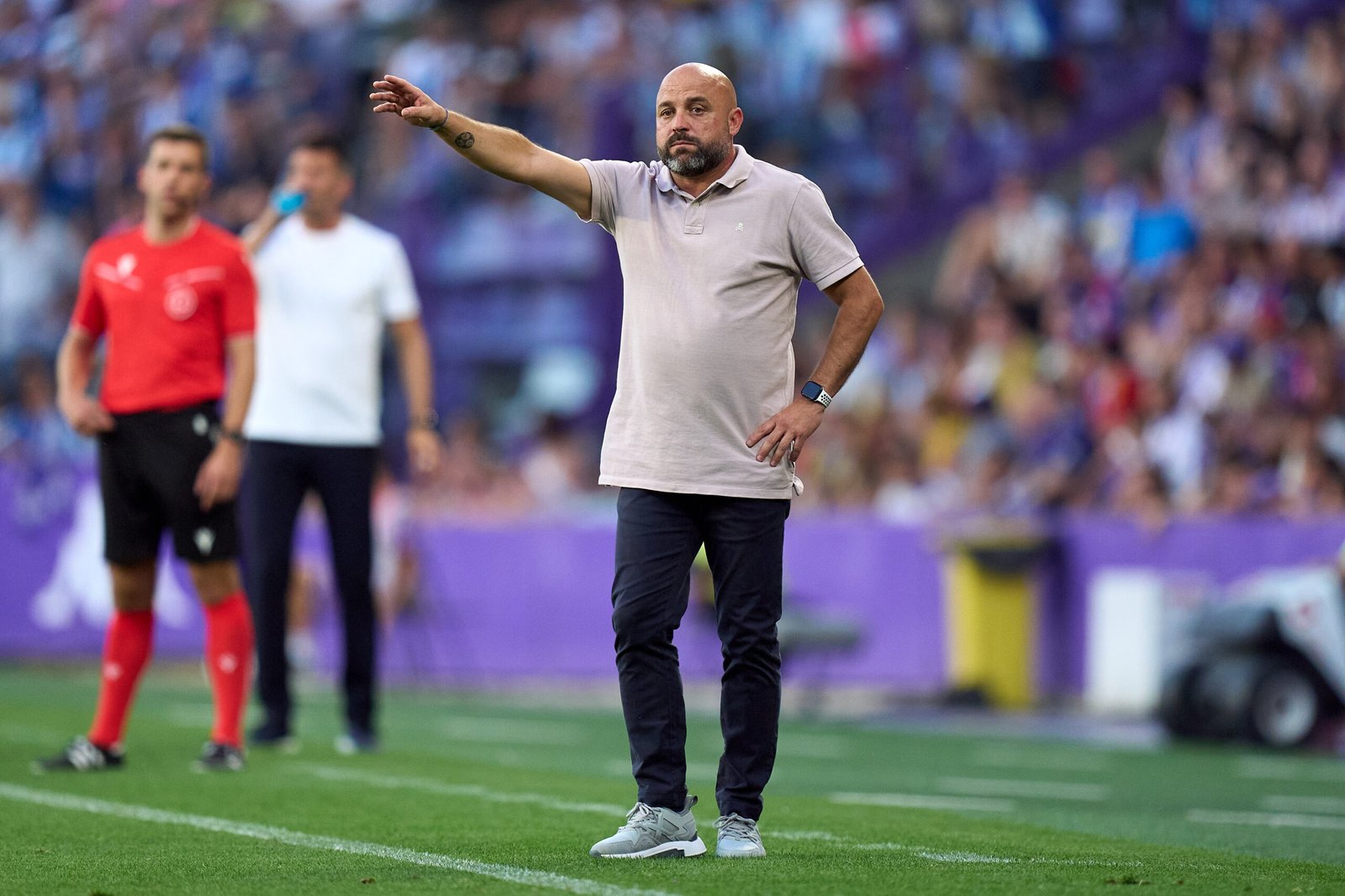 Rueda de prensa previa de Manolo González contra la Real Sociedad