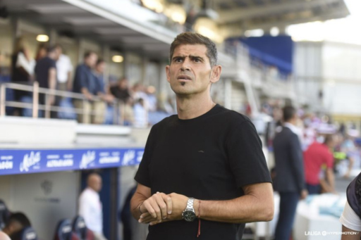 Antonio Hidalgo en el partido contra el Burgos CF