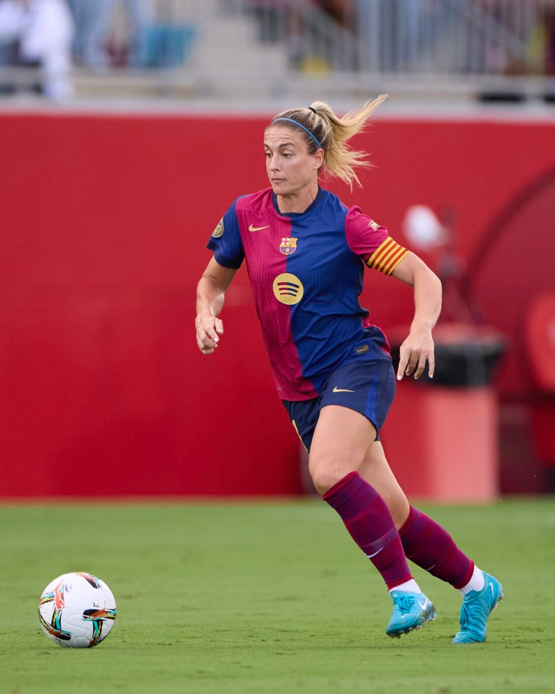 Alexia Putellas en el encuentro entre el Sevilla y el Barcelona. Foto: FC Barcelona vía X.