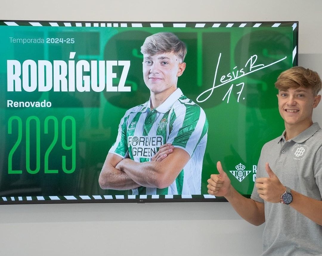 Jesús Rodríguez renovado con el Real Betis