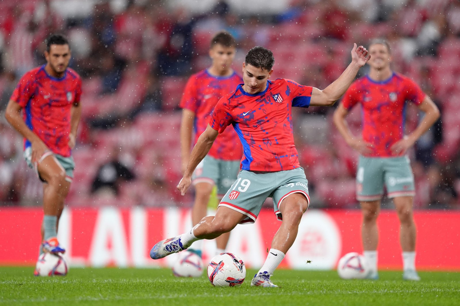 Último entrenamiento del Atlético de Madrid.