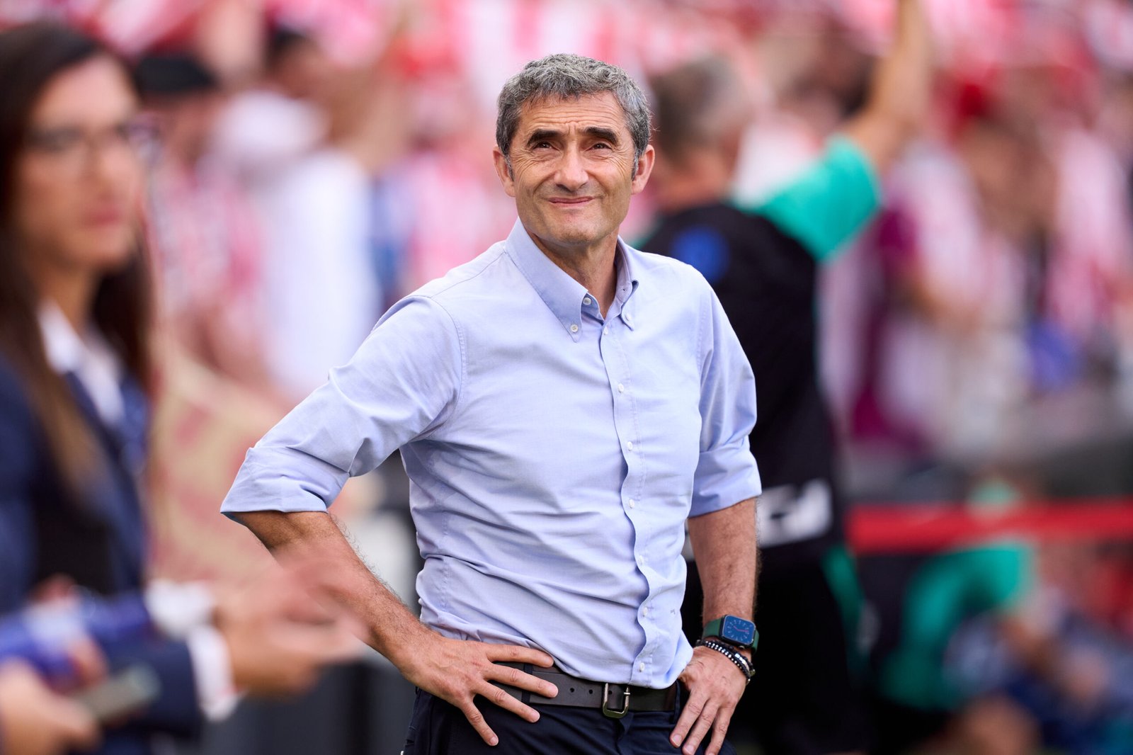 Ernesto Valverde en un partido