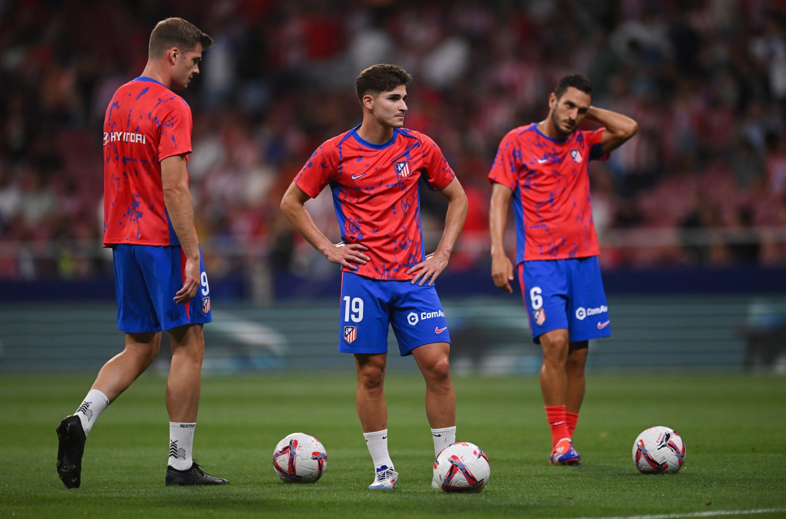 Último entrenamiento del Atlético de Madrid.