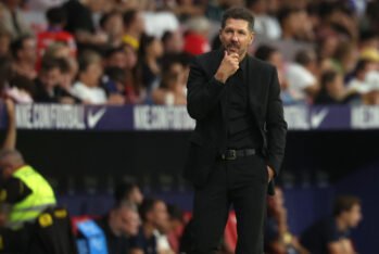 Simeone, entrenador del Atlético de Madrid.