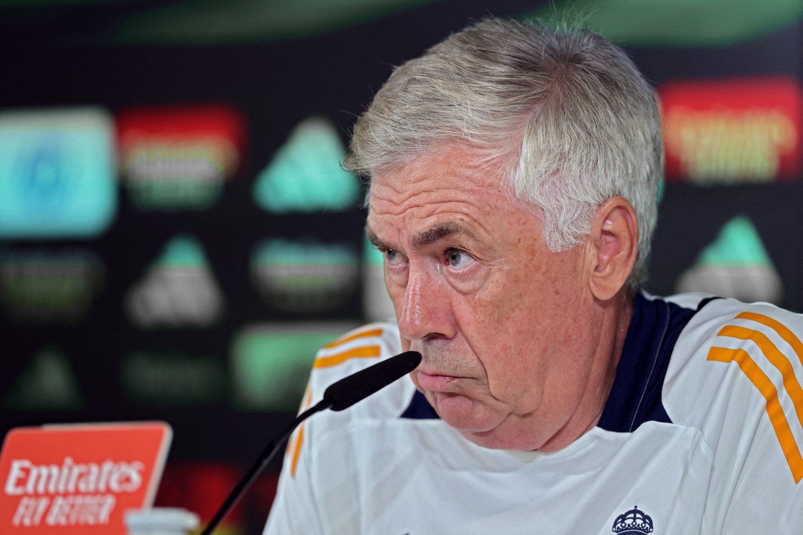 Carlo Ancelotti, entrenador del Real Madrid.