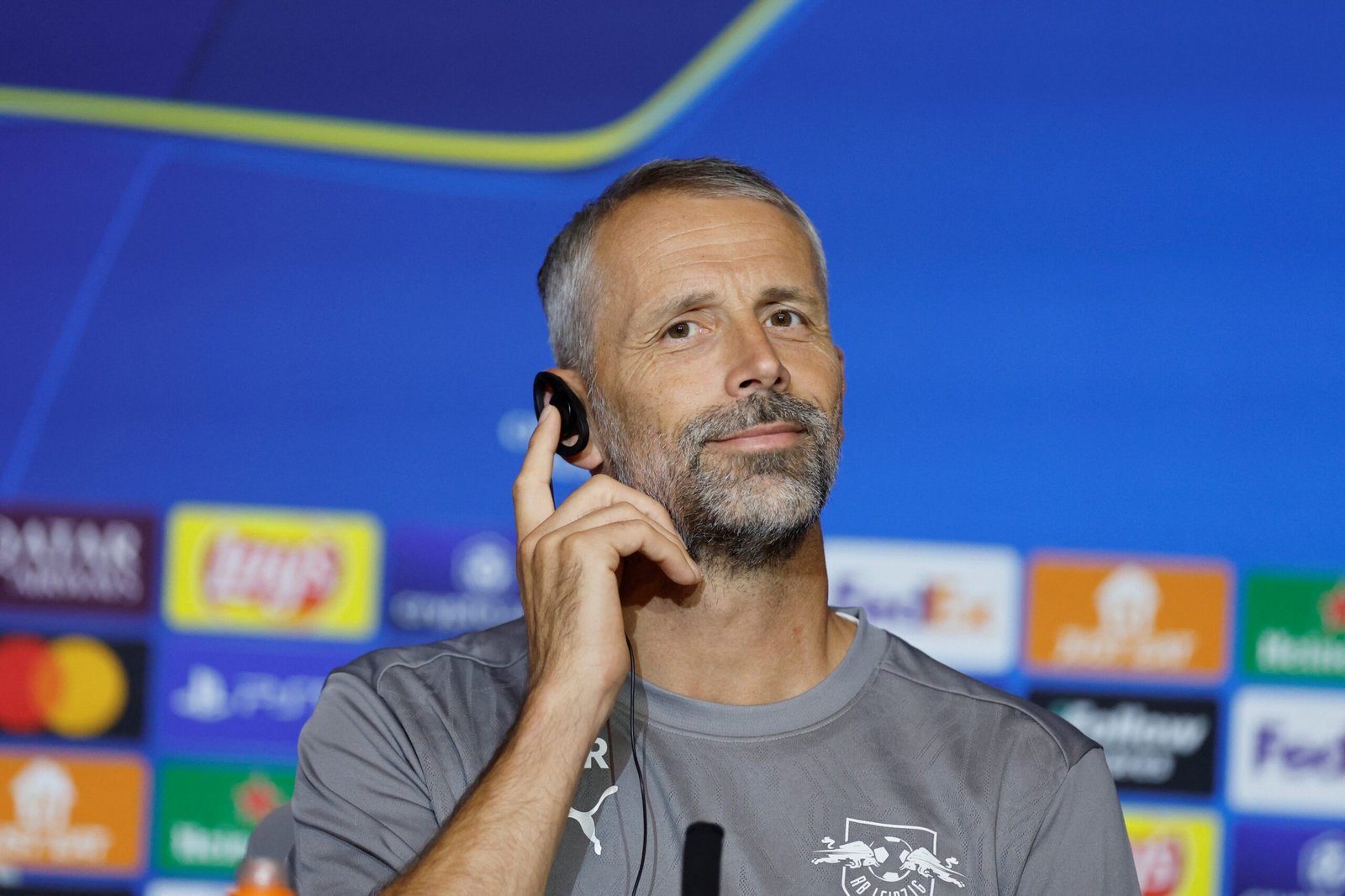 Marco Rose, entrenador del RB Leipzig.