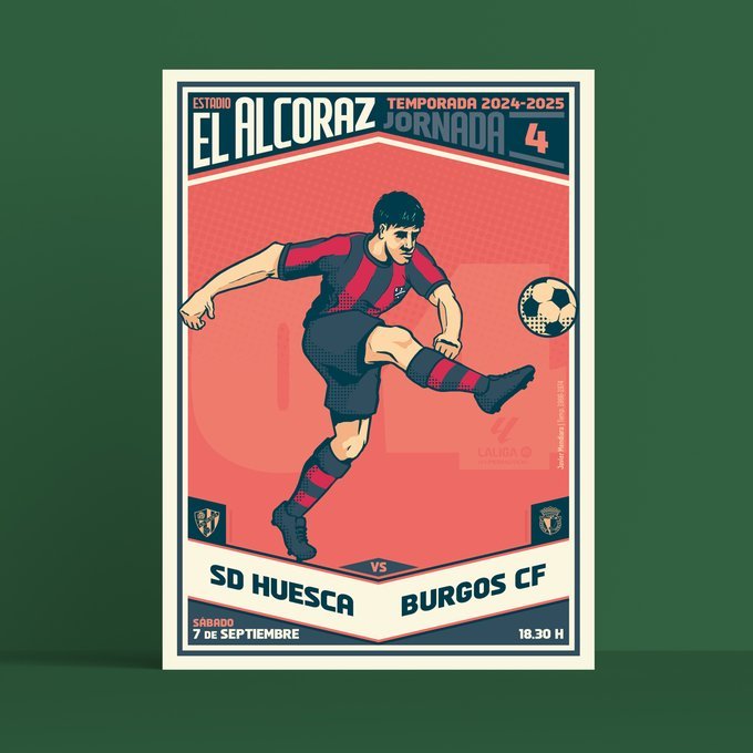 SD Huesca- Burgos CF: El líder busca dar continuidad a la buena dinámica