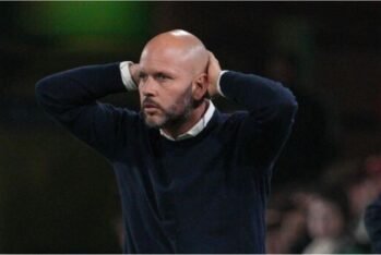 José Alberto en la primera derrota del Real Racing Club de Santander, frente al FC Cartagena