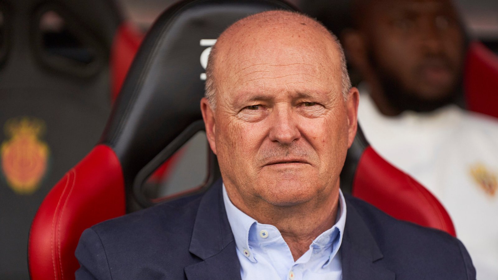 MALLORCA, SPAIN - MAY 19: Pepe Mel, Head Coach of UD Almeria looks on prior to the LaLiga EA Sports match between RCD Mallorca and UD Almeria at Estadi de Son Moix on May 19, 2024 in Mallorca, Spain. (Photo by Rafa Babot/Getty Images)