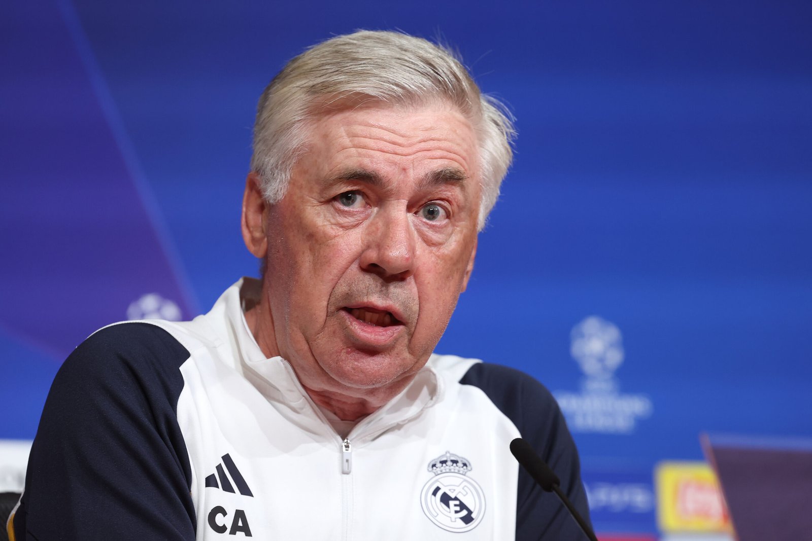 Carlo Ancelotti, entrenador del Real Madrid.