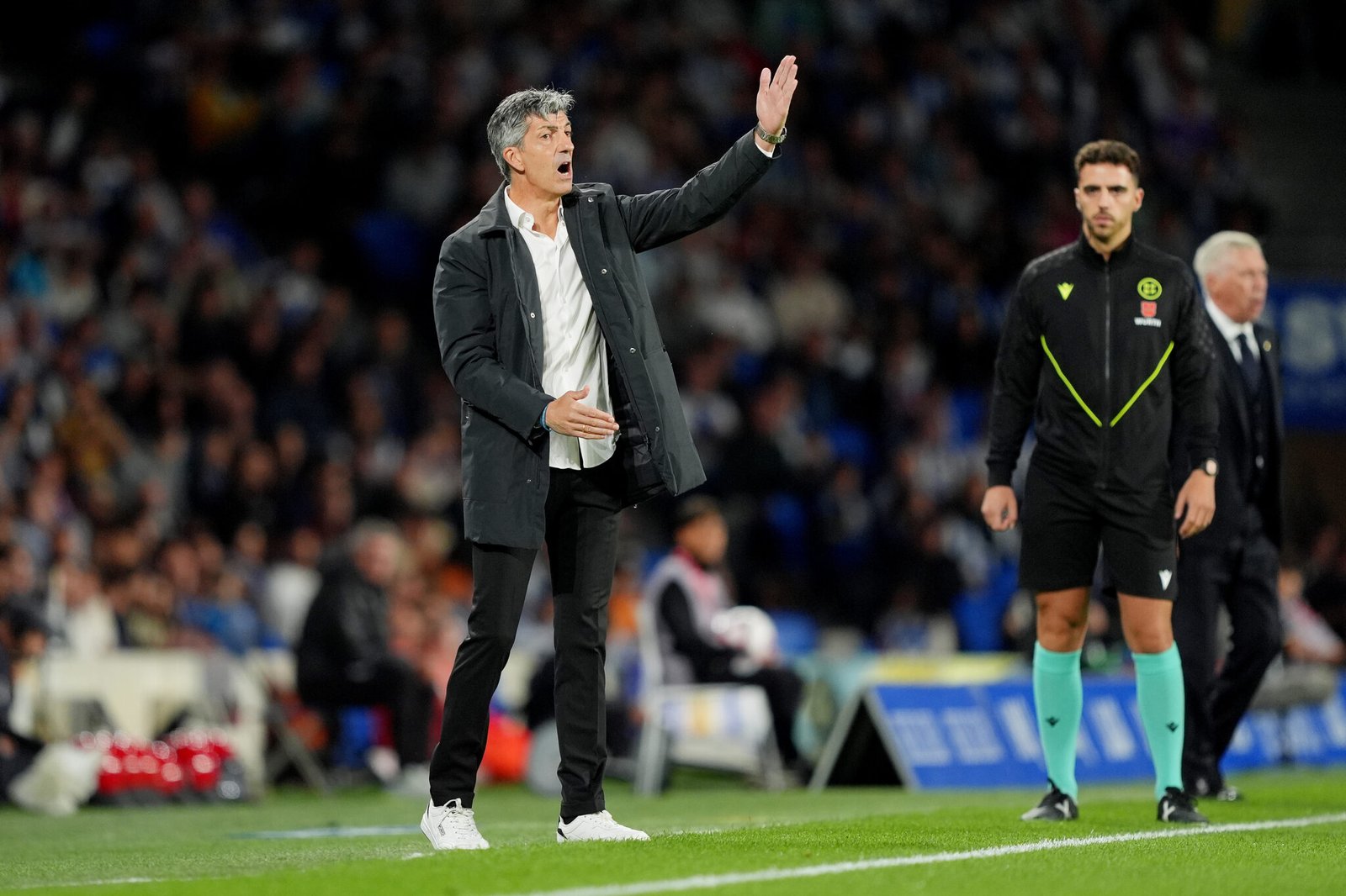 Imanol Alguacil, entrenador de la Real Sociedad.