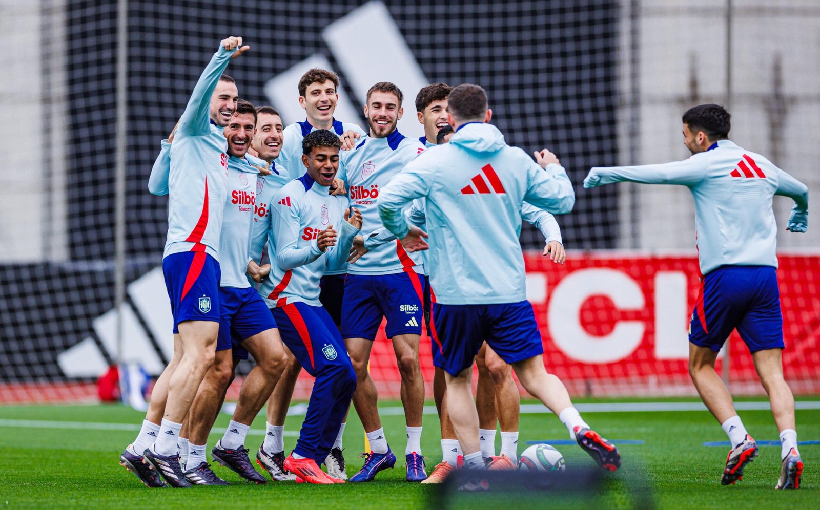 Entrenamiento de España. (Foto: Vía SeFutbol / Redes Sociales «X»)