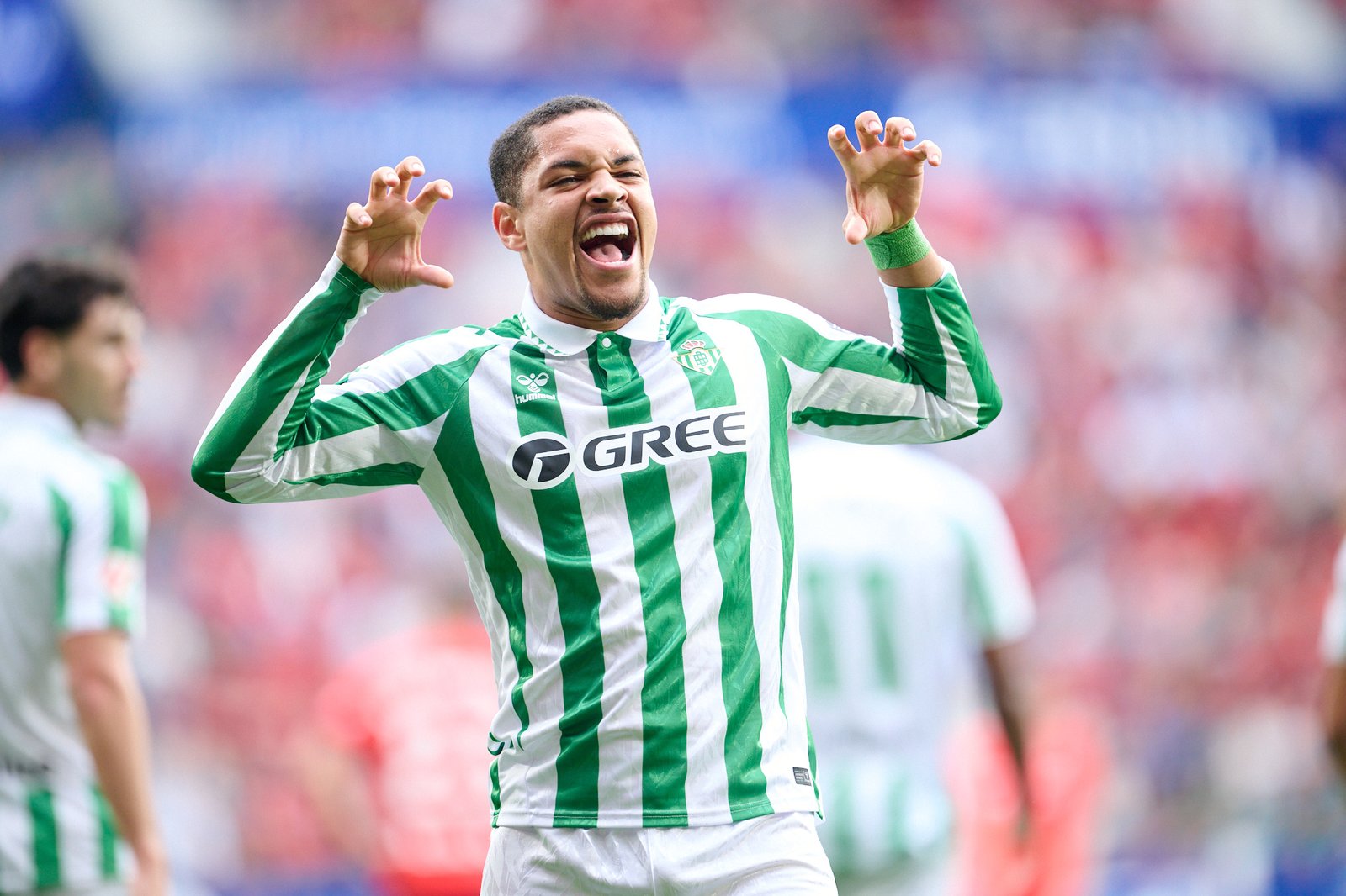 Vitor Roque celebrando el gol. FOTO: Real Betis, 'X'