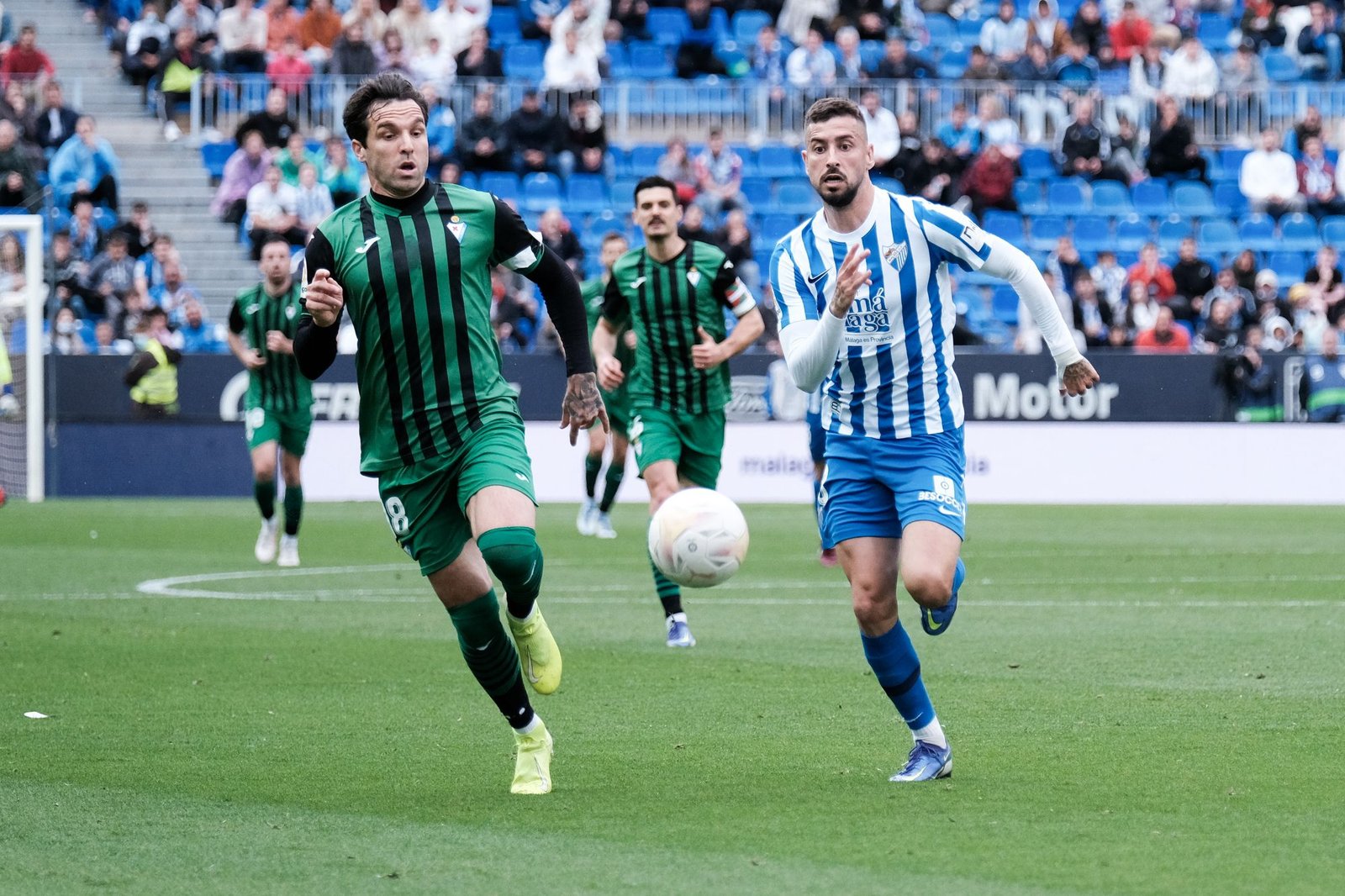 Málaga Eibar. Fuente: La Opinión de Málaga