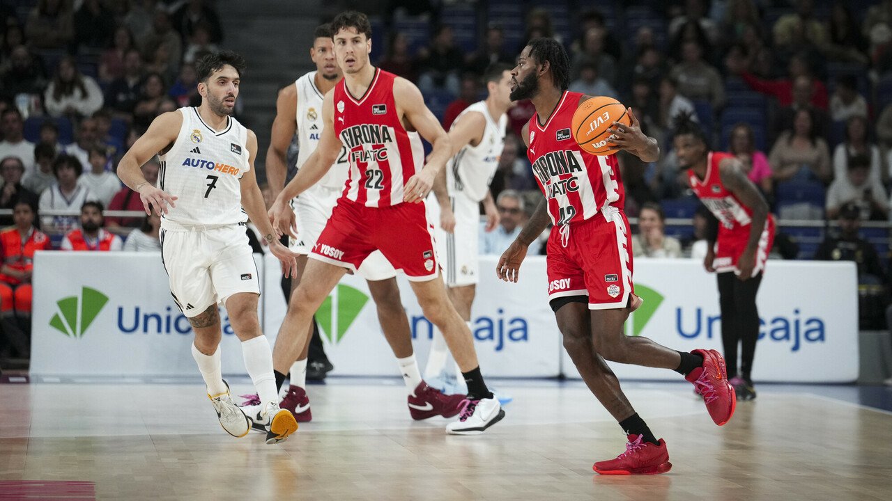 Real Madrid Básquet Girona. Fuente: ACB