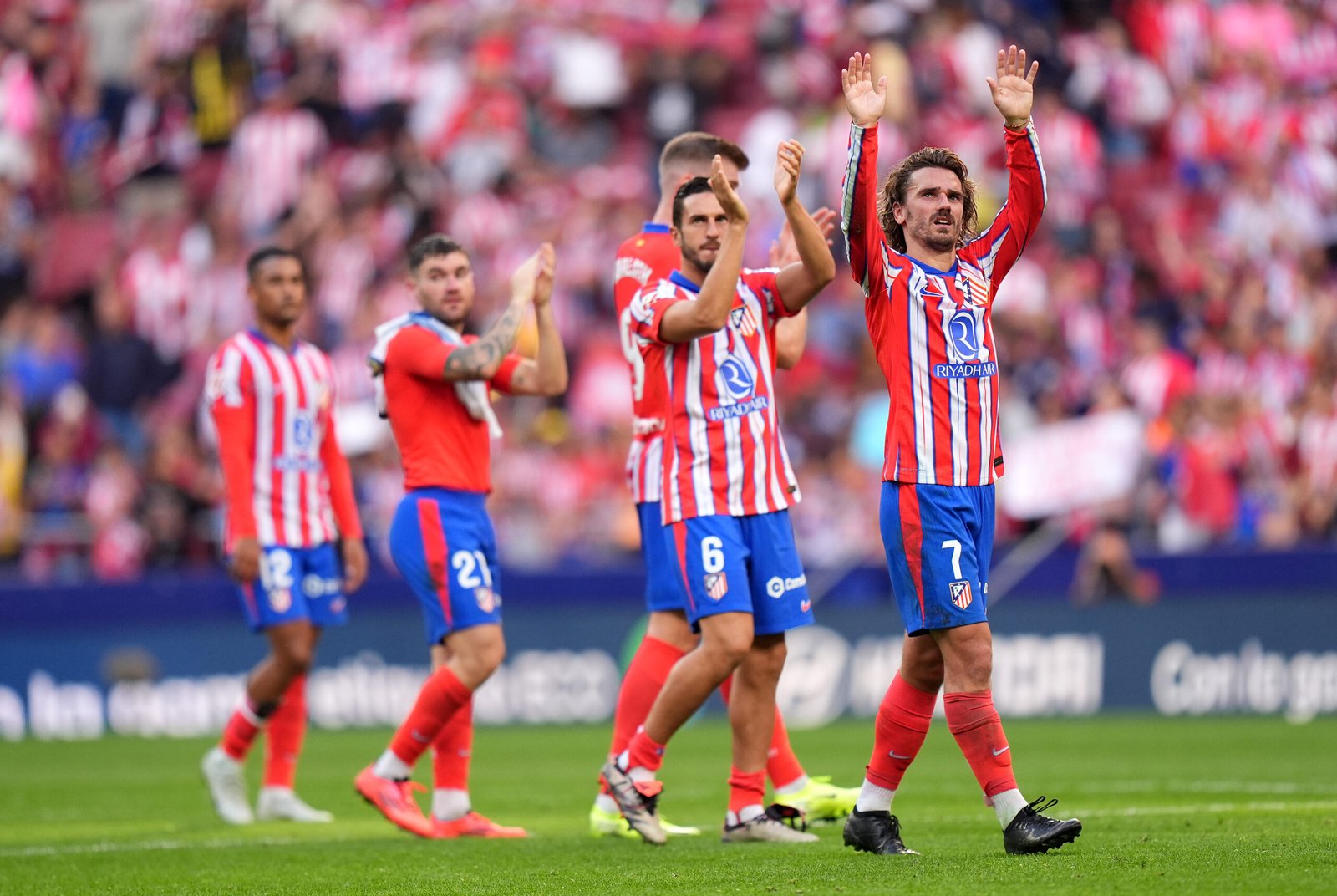 Jugadores del Atlético de Madrid.