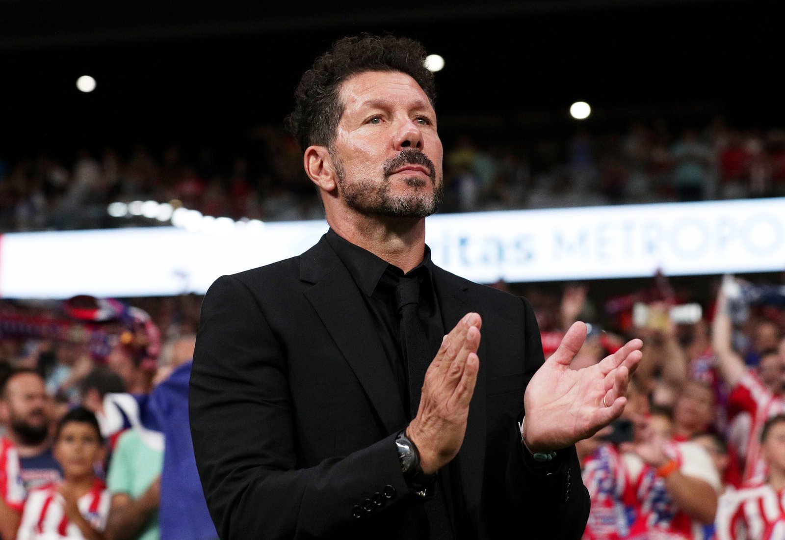 Diego Pablo Simeone, entrenador del Atlético de Madrid.