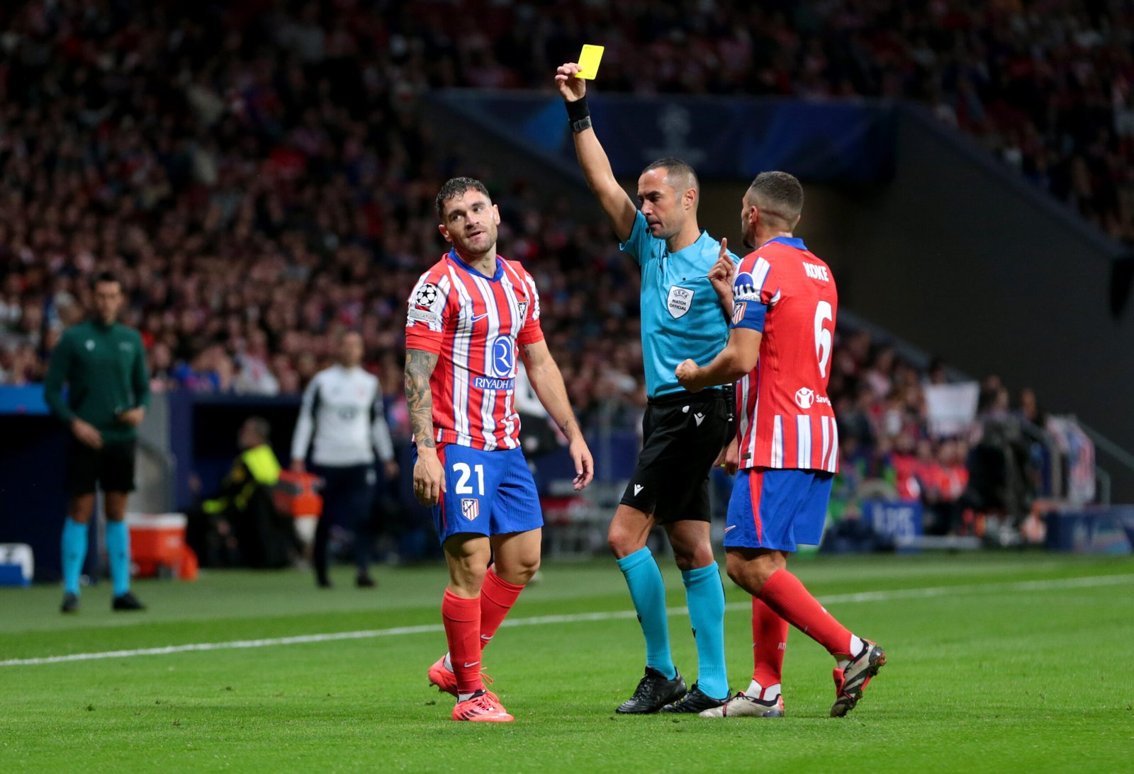 Marco Guida, árbitro del Atlético de Madrid - LOSC Lille.