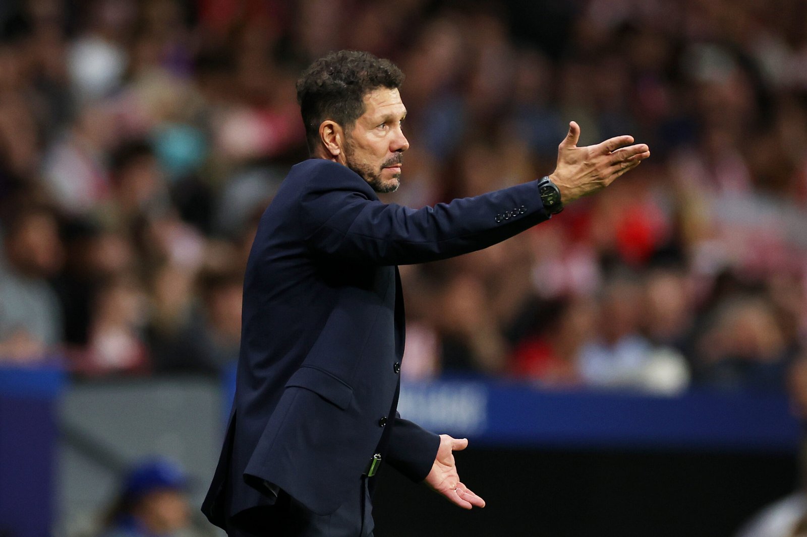 Diego Pablo Simeone, entrenador del Atlético de Madrid.