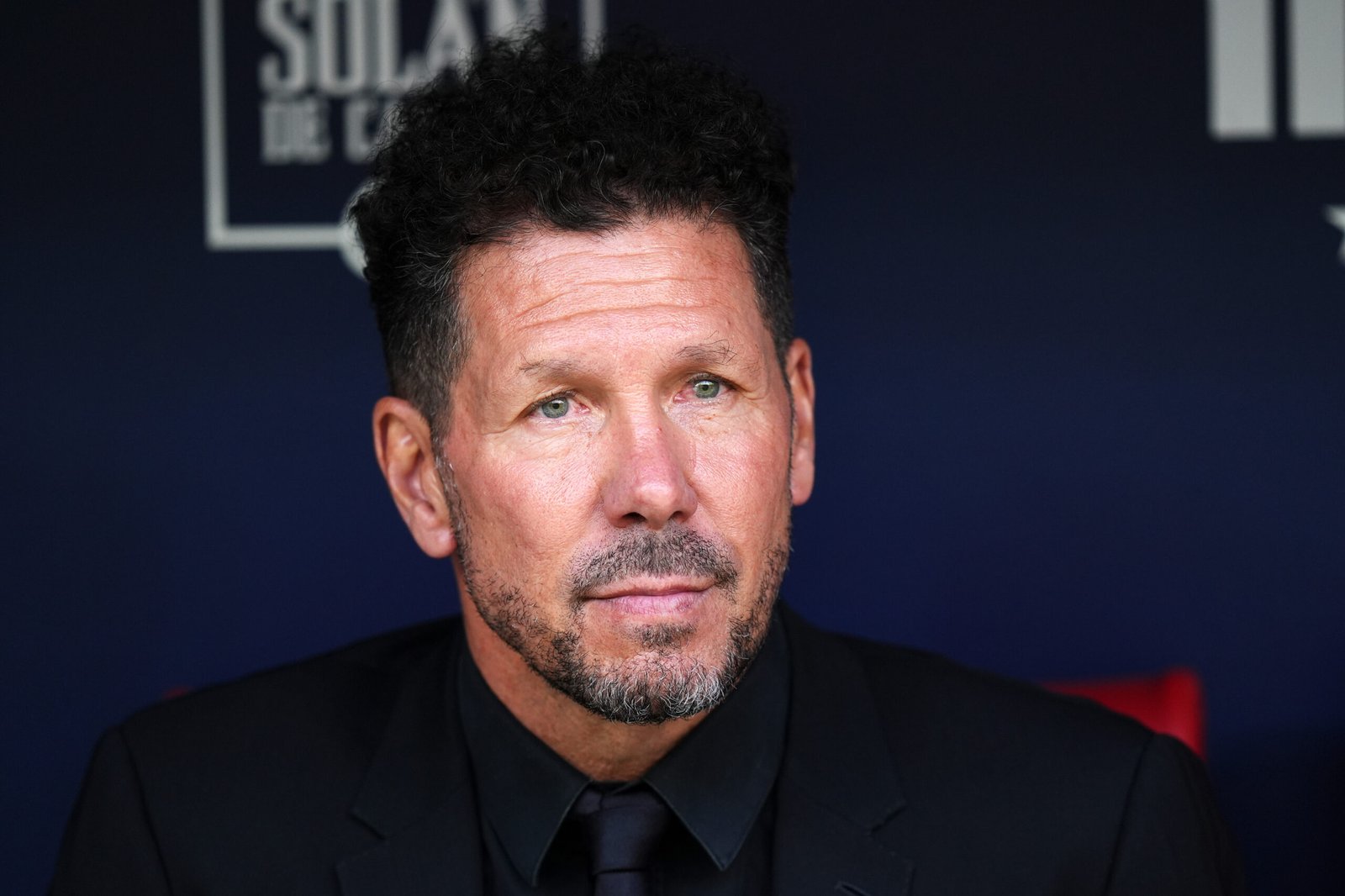 Diego Pablo Simeone en el banquillo