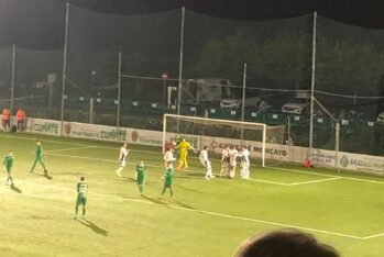 Celebración de los jugadores del Ferrol