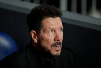 Diego Pablo Simeone, entrenador del Atlético de Madrid.